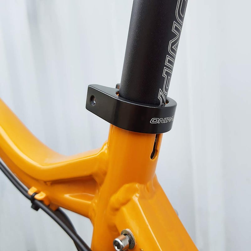 ONIPAX Bicycle Seat Post Clamp Aluminum Alloy 31.8MM/34.9MM Black (31.8MM) - Image 4